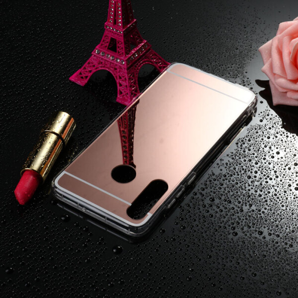 

Чехол Mirror case для Huawei P30 Lite / Nova 4e силикон зеркальный розовое золото