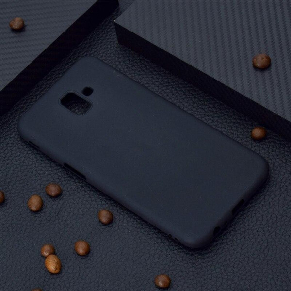 

Чехол LUX для Samsung J610 / J6 Plus 2018 силикон soft touch бампер черный