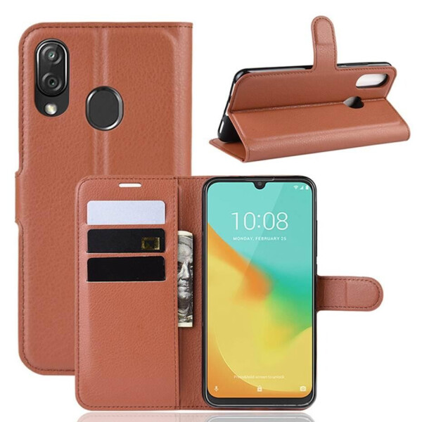 

Чехол Luxury для ZTE Blade V10 Vita книжка коричневый