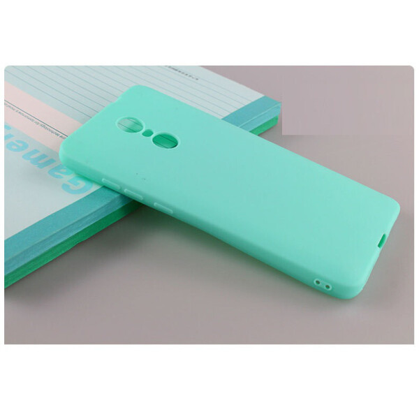 

Чехол Soft Lne Xiaomi Redmi 5 Plus 5.99'' силикон soft touch бампер мятно-голубой