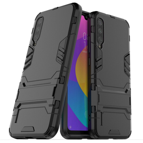 

Чехол Hybrid case для Xiaomi Mi 9 Lite (Mi CC9) бампер с подставкой черный