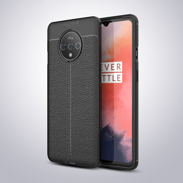 Чехол Auto Focus для OnePlus 7T силикон Original Soft Touch черный