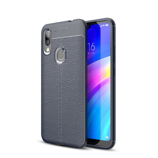 

Чехол LUX для Xiaomi Redmi 7 силикон Original Auto Focus Soft Touch Dark Blue