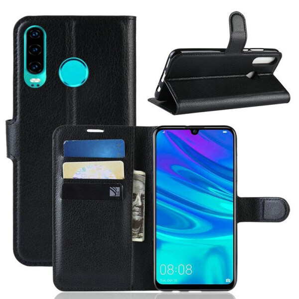 

Чехол Luxury для Huawei P30 Lite / Nova 4e книжка черный
