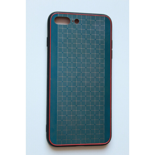 

Чехол Fiji для Apple Iphone 8 Plus бампер с металлической накладкой Gelius Metal Plating Blue