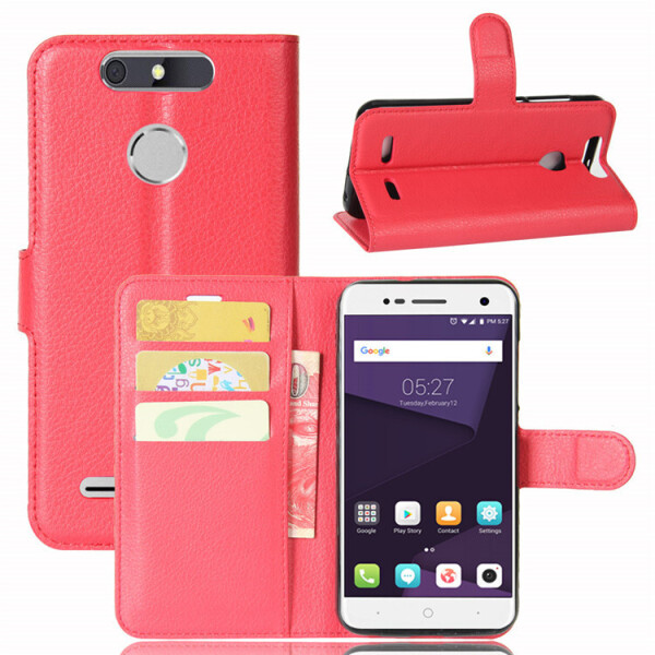 

Чехол LUX для ZTE Blade V8 lite книжка красный