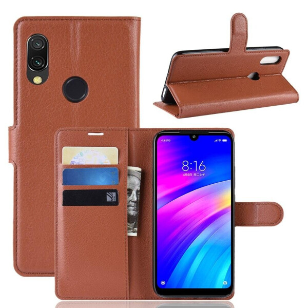 

Чехол Luxury для Xiaomi Redmi 7 книжка Коричневый