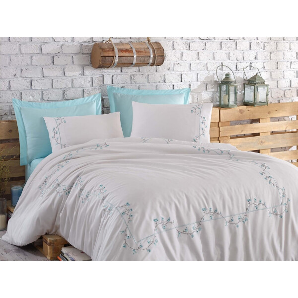 

Dantela Vita Embroidered Jenna beyaz mint евро белый ментоловый (ts-00125)