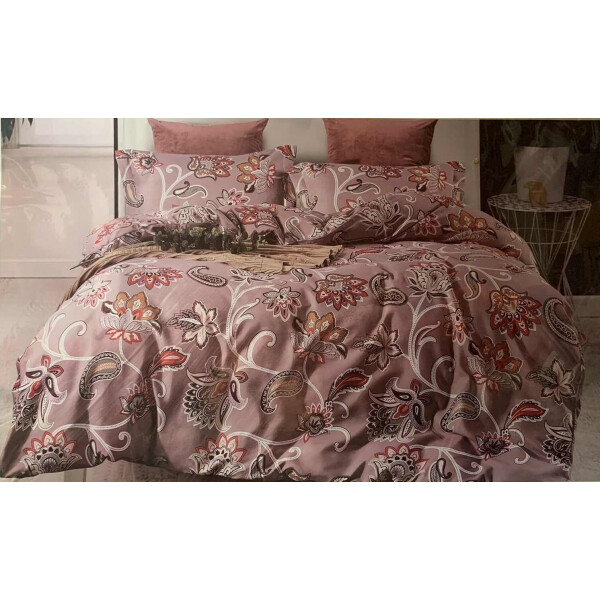Акція на Комплект постельного белья Koloco Bayun 475 евро розовый (ts-01656) від Allo UA