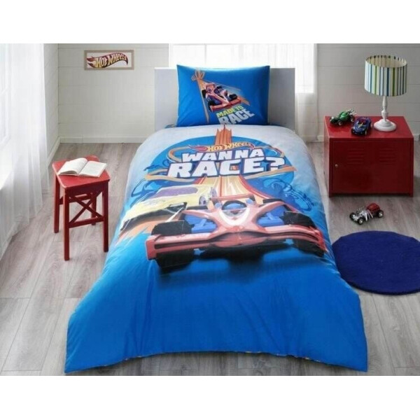 

Комплект постельного белья Tac Disney Hot Wheels Rase подростковое (TAC60174946)