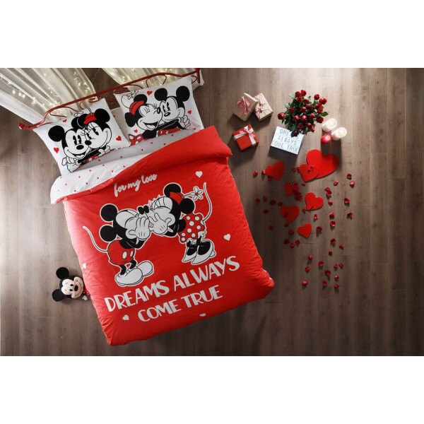 

Комплект постельного белья Tac Disney Minnie Mickey Dreams Glow евро (TAC60228062)