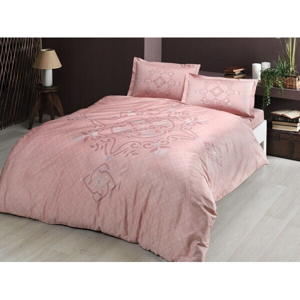 

Комплект постельного белья Tac сатин Bruna V01 pembe евро розовый (TAC60229071)