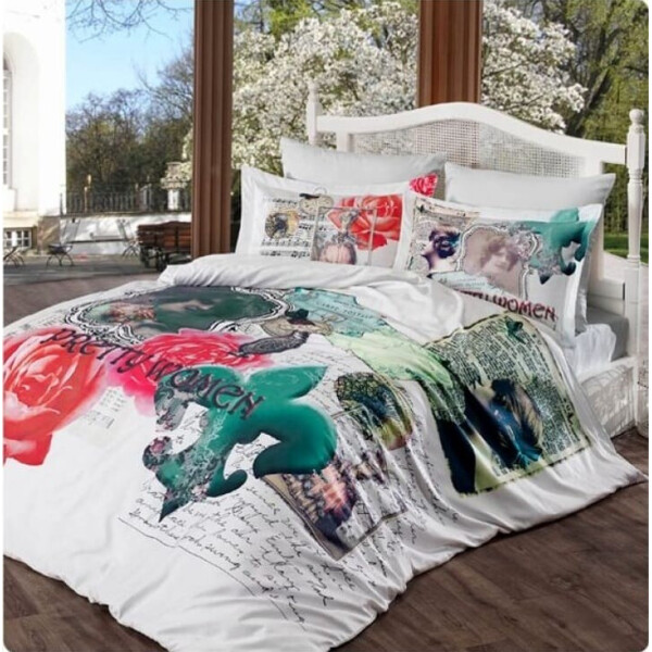

Комплект постельного белья Zugo Home сатин Pretty Women полуторный (ts-01299)