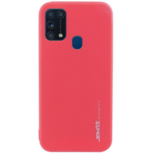 

TPU чехол матовый SMTT для Samsung Galaxy A31 (Красный (soft touch)) (906506)