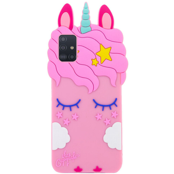 

Силиконовая накладка 3D Little Unicorn для Samsung Galaxy A51 (Розовый, Единорог) (906390)