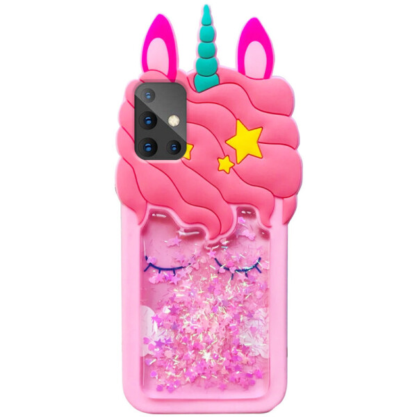 

Силиконовый чехол Unicorn 3D для Samsung Galaxy A51 (Розовый) (906401)