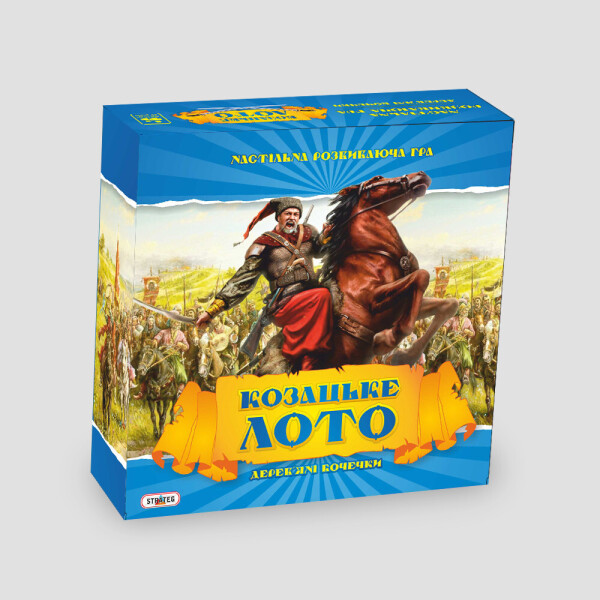 

Лото з дерев`ян. бочон. "Козацьке" (укр.) в кор. 26*26,5*8см Стратег/5/