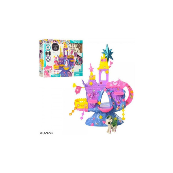 

Замок SM2019 My Little Pony с пони и аксес.кор.35,5*6*29 /36/