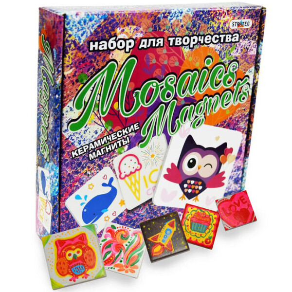 

Набор для творчества "Mosaics magnets" (рус) в кор. 25.5 * 25 * 5 см./10/