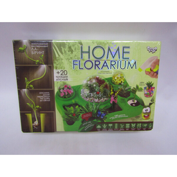 

Набор обуч.для выращивания растений "HOME FLORARIUM" рус/укр. Пок./5/