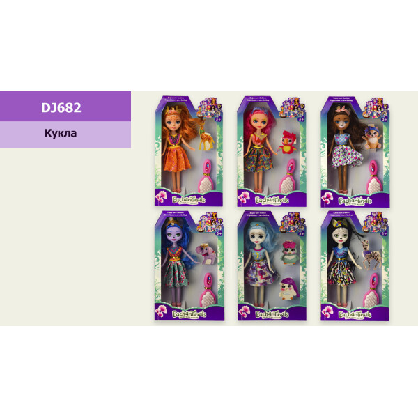 

Кукла "E" 6 видов в ящ.,расческа, в кор.16,5*5*27см /96-2/