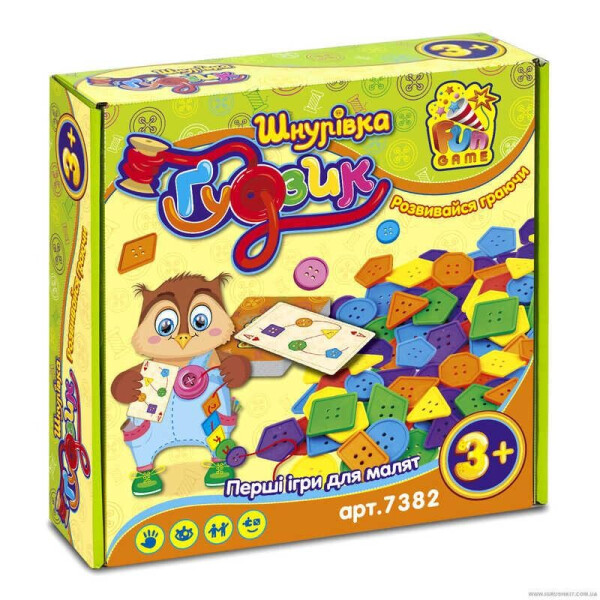 

Игра - шнуровка "Пуговица" в кор. "FUN GAME" /12/