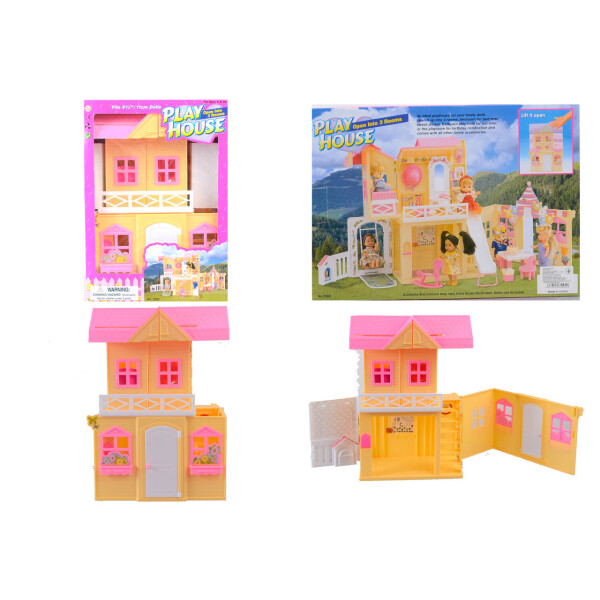 

Домик "Gloria" с мебелью,3 комнаты, в кор. 32,5*23,5*14см /12/