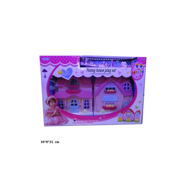 

Кукольный дом SL325161 с куклами,мебелью.кор.36*8*31 /36/