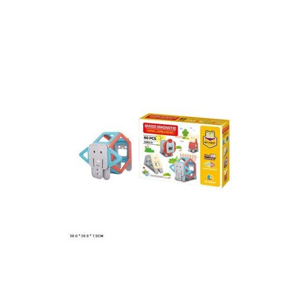 

Конструктор магнитный MAGIC MAGNETIC JH8981 животные 60дет.кор.38x7,5x28 /36/