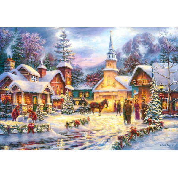 

Кастор пазлы 1500 "Зимний город" 68*47 /14/