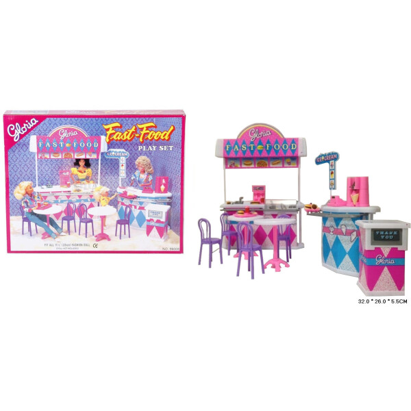 

Мебель Gloria 96008 Fast-Food кор.32*5,5*26 /24/