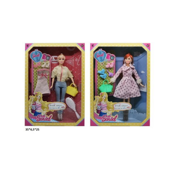 

Кукла Sariel 29см 7751-A/B с аксес.2в.кор.35*6,5*25 /48/