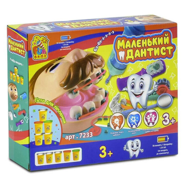 

Игра "Маленький дантист" FUN GAME в кор. /12/