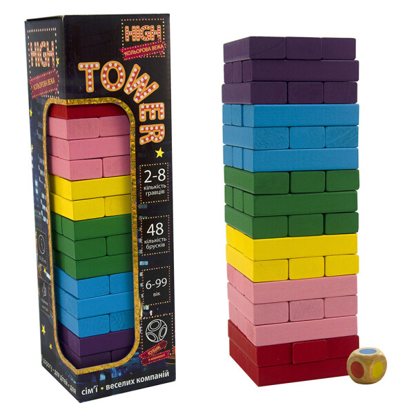 

Розважальна Гра Стратег "High Tower" в кор-ці 28-8, 2-8,2 СМ (укр) /6/
