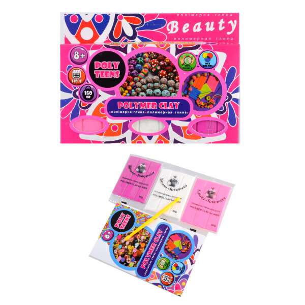 

Набор полимерной глины для лепки TM Poly Teens Beauty /20/