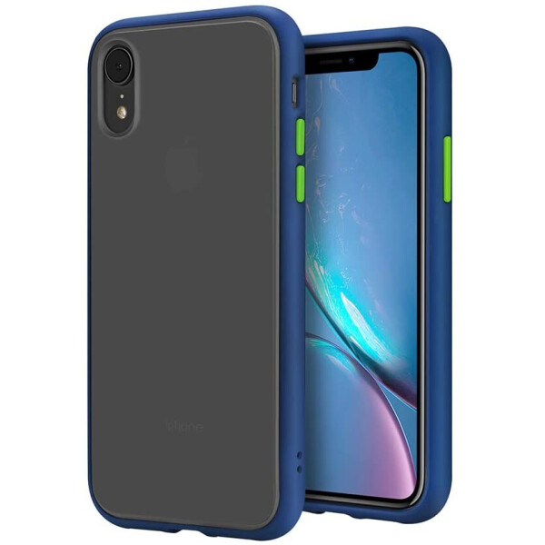

Чехол-бампер матовый для iPhone Xr Matte Case Blue/Синий