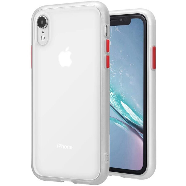 

Чехол-бампер матовый для iPhone Xr Matte Case White/Белый