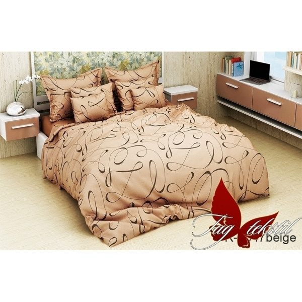 

Комплект постельного белья ТМ TAG 2-х спальный R4047beige