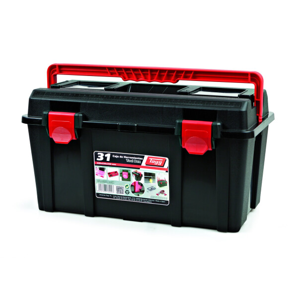 

Ящик Tayg Box 31 Caja htas 44,5x23,5x23 см для инструментов+вкладка+органайзер пластиковый чёрный (131004)