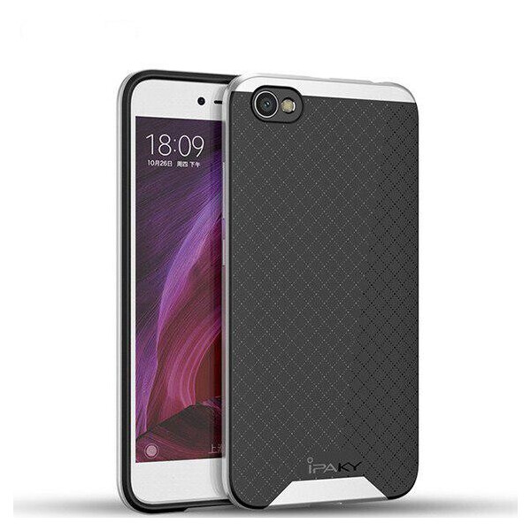 

Чехол iPaky TPU+PC для Xiaomi Redmi Note 5A / Redmi Y1 Lite Черный / Серебряный