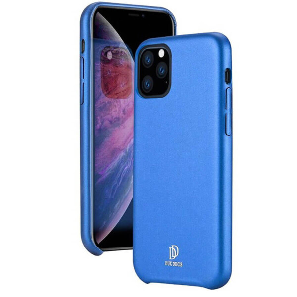 

Кожаная накладка Dux Ducis для Apple iPhone 11 Pro (5.8") Синий