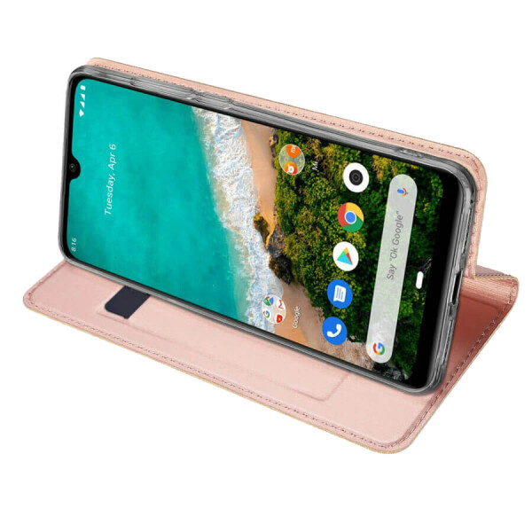 

Чехол-книжка Dux Ducis с карманом для визиток для Xiaomi Mi A3 (CC9e) Rose Gold