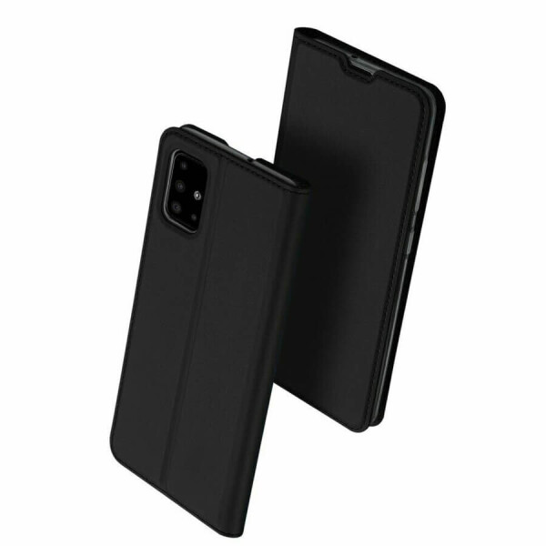 

Чехол-книжка Dux Ducis с карманом для визиток для Samsung Galaxy A71 Черный