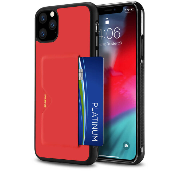 

Кожаная накладка Dux Ducis Pocard для Apple iPhone 11 Pro (5.8") Красный