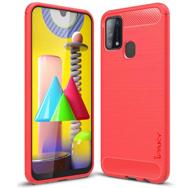

TPU чехол iPaky Slim Series для Samsung Galaxy M31 Красный