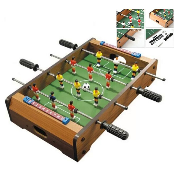

Настольная игра футбол деревянный на штангах для двоих 51 x 31 x 9,6 см