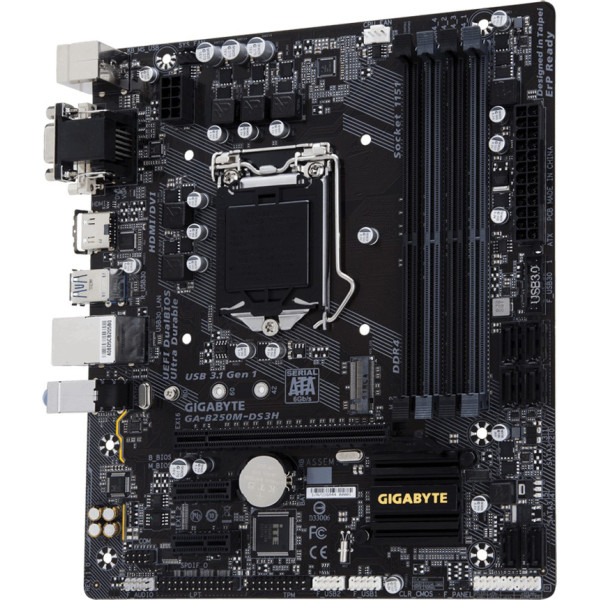 

Материнская плата Gigabyte GA-B250M-DS3H (PCI-E DDR4 USB3.1/M.2)