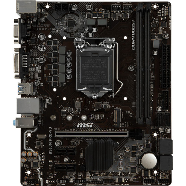 

Материнская плата MSI B360M PRO-VD