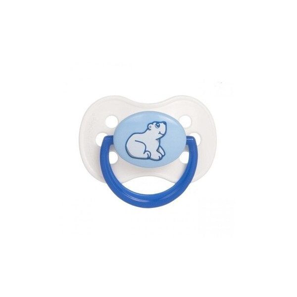 

Круглая силиконовая пустышка Canpol babies Animals Мишутка, 6-18 мес., белый (22/596 Белый)