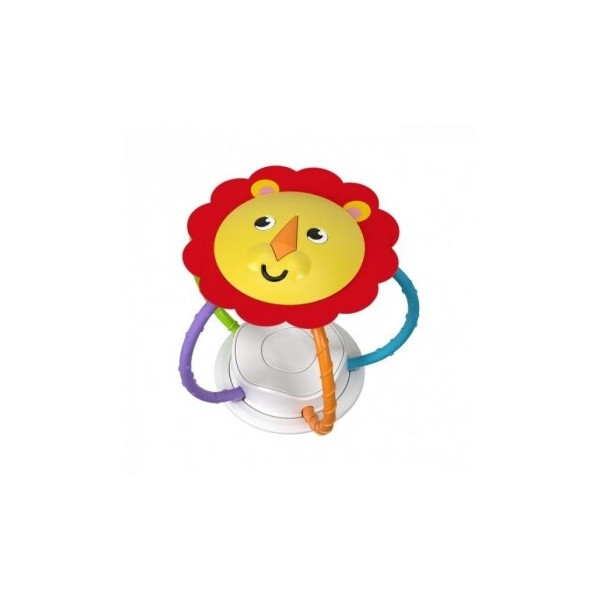 

Погремушка-прорезыватель Fisher-Price Захватывающие зверьки Львенок, желтый с красным (FVF42)
